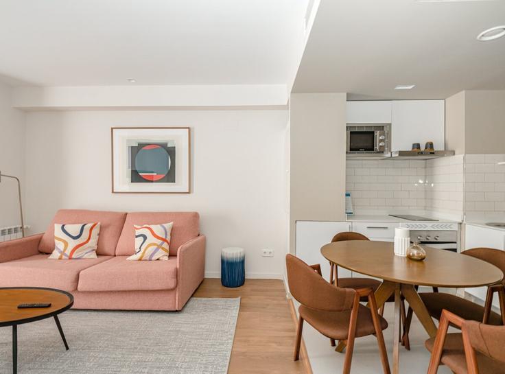 Salamanca, Madrid에 위치한 Building Calle de Eraso - welcomergroup - 1051548 - MAD 유닛의 세련된 인테리어가 돋보이는 거실