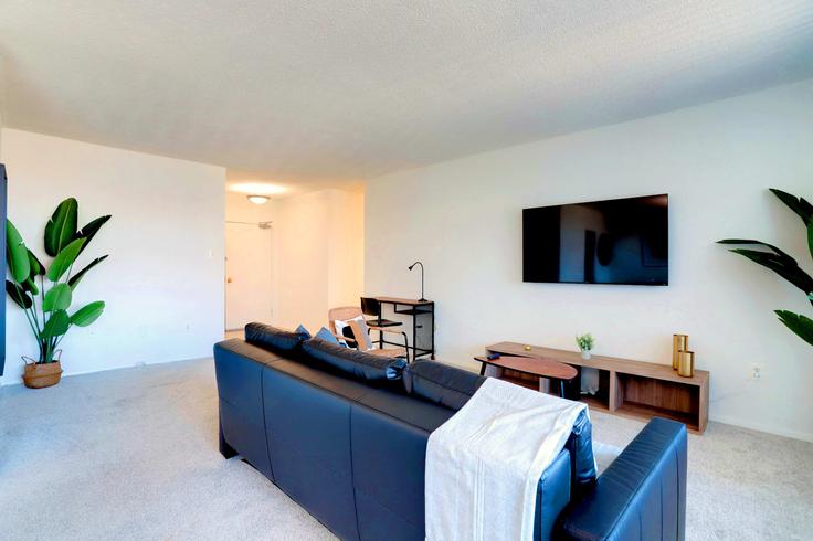 Arlington ArlingtonのBuilding South Eads Street - whost - 1022568 - WDCのアパートメントにある、モダンな家具を備えたエレガントなデザインのリビングルーム Arlington ArlingtonのBuilding South Eads Street - whost - 1022568 - WDCのアパートメントにある、モダンな家具を備えたエレガントなデザインのリビングルーム