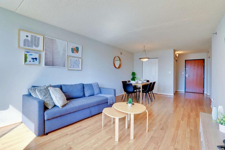 Arlington ArlingtonのBuilding 12th Street South - whost - 1038990 - WDCのアパートメントにある、モダンな家具を備えたエレガントなデザインのリビングルーム Arlington ArlingtonのBuilding 12th Street South - whost - 1038990 - WDCのアパートメントにある、モダンな家具を備えたエレガントなデザインのリビングルーム