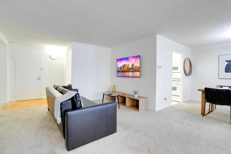 Arlington ArlingtonのBuilding South Ives Street - whost - 1022509 - WDCのアパートメントにある、モダンな家具を備えたエレガントなデザインのリビングルーム Arlington ArlingtonのBuilding South Ives Street - whost - 1022509 - WDCのアパートメントにある、モダンな家具を備えたエレガントなデザインのリビングルーム