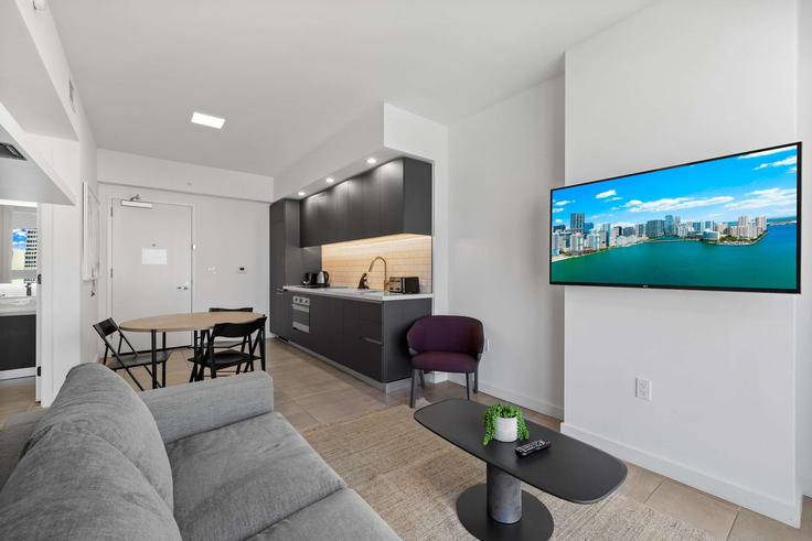 1 chambre appartement meublé à Biscayne Boulevard 1022592P , Miami, Miami, photo 1