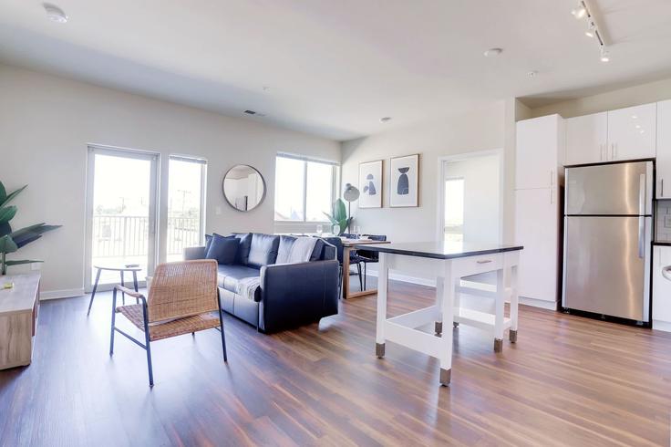 Elegante sala de estar con mobiliario moderno en un apartamento en Building Poag Street - whost - 1022628 en Rose Hill, Rose Hill Elegante sala de estar con mobiliario moderno en un apartamento en Building Poag Street - whost - 1022628 en Rose Hill, Rose Hill