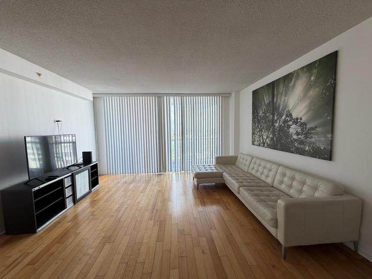 Salle de séjour élégante avec mobilier moderne dans un appartement à Building Collins Avenue - whost - 1475832 à Miami Beach, Miami Beach