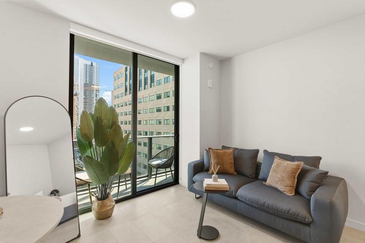 Miami, Miami에 위치한 Building Northeast 5th Street - whost - 1404478 유닛의 세련된 인테리어가 돋보이는 거실