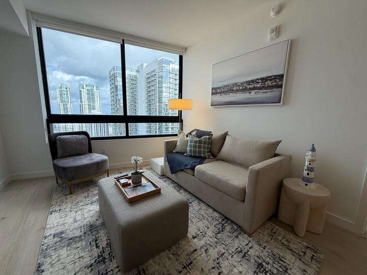Miami, Miami에 위치한 Building North Miami Avenue - whost - 1471177 유닛의 세련된 인테리어가 돋보이는 거실
