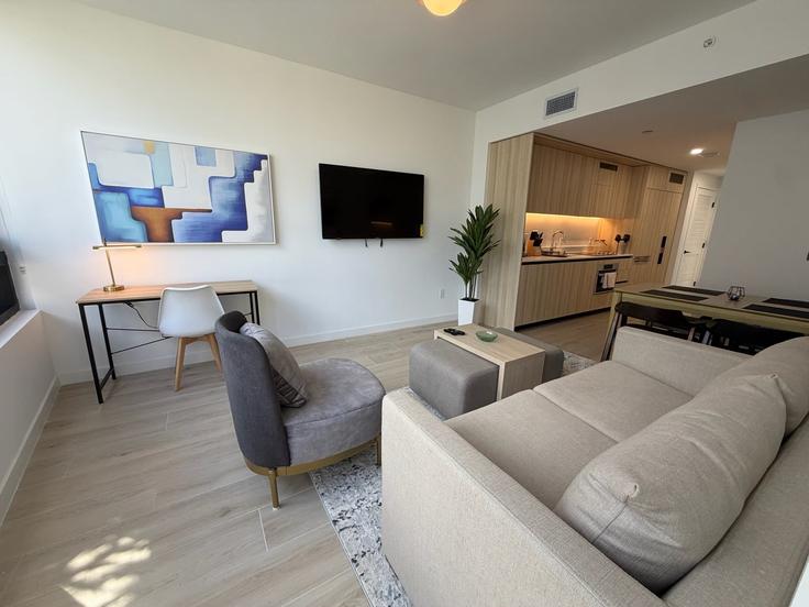 Miami, Miami에 위치한 Building North Miami Avenue - whost - 1501137 유닛의 세련된 인테리어가 돋보이는 거실