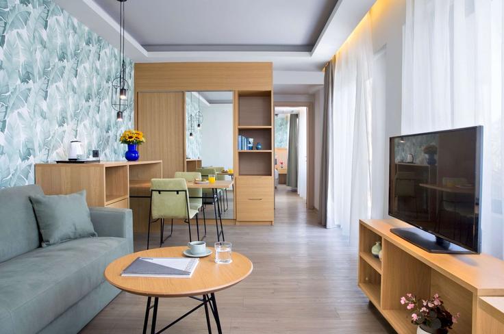 Elegantly designed living room with modern furnishings in an apartment at Building Apollonos - wyndham - 1665274 in East Athens, Athens Elegantly designed living room with modern furnishings in an apartment at Building Apollonos - wyndham - 1665274 in East Athens, Athens