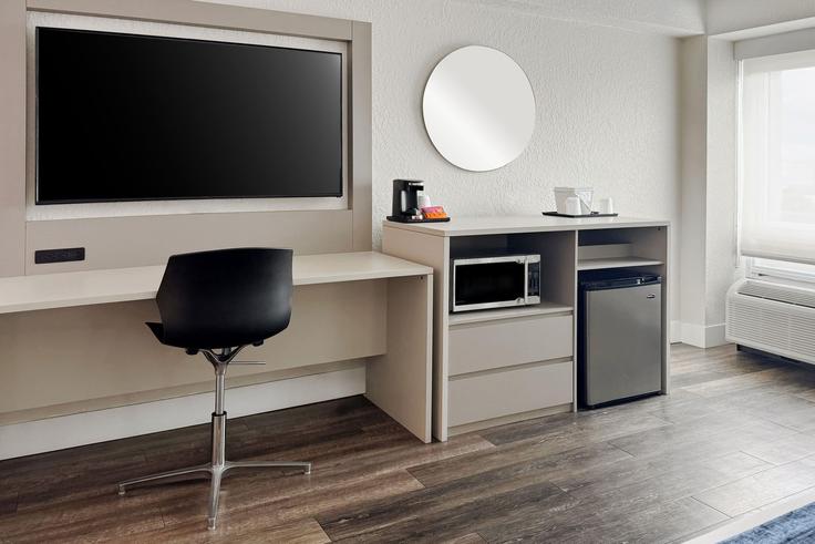 Elegant gestaltetes Wohnzimmer mit moderner Einrichtung in einer Wohnung im Building International Drive - wyndham - 1669969 in Orlando, Orlando Elegant gestaltetes Wohnzimmer mit moderner Einrichtung in einer Wohnung im Building International Drive - wyndham - 1669969 in Orlando, Orlando