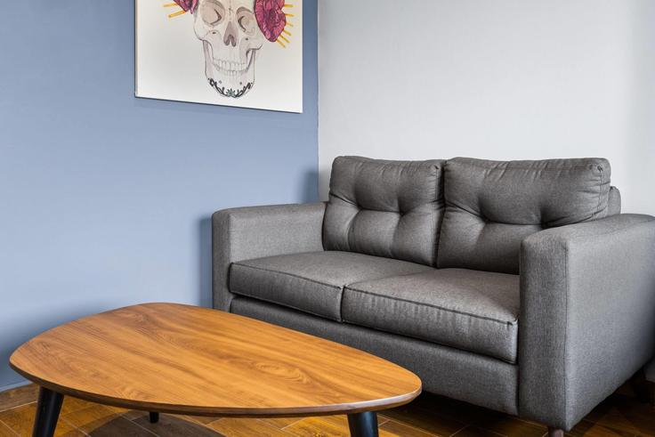 Salle de séjour élégante avec mobilier moderne dans un appartement à Building Santiago de Querétaro-Pedro Escobedo - wyndham - 1669447 à Santiago de Querétaro, Santiago de Querétaro Salle de séjour élégante avec mobilier moderne dans un appartement à Building Santiago de Querétaro-Pedro Escobedo - wyndham - 1669447 à Santiago de Querétaro, Santiago de Querétaro
