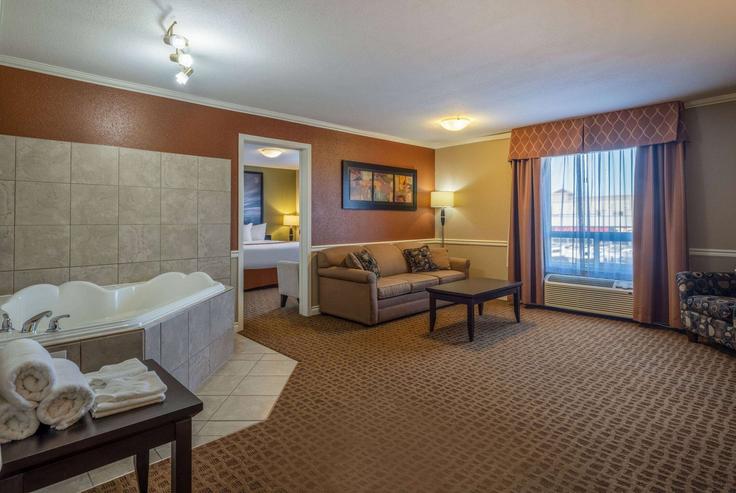 Elegantly designed living room with modern furnishings in an apartment at Building Sparrow Crescent - wyndham - 1667926 in Leduc, Leduc Elegantly designed living room with modern furnishings in an apartment at Building Sparrow Crescent - wyndham - 1667926 in Leduc, Leduc