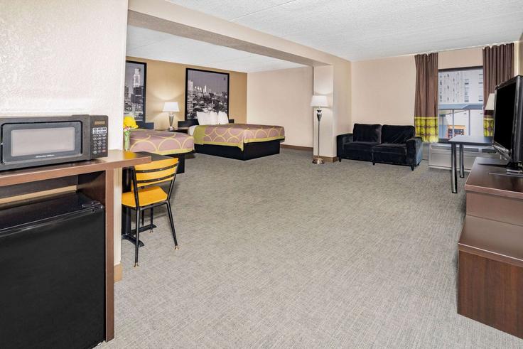 Mount Laurel Township Mount Laurel TownshipのBuilding Fellowship Road - wyndham - 1685567のアパートメントにある、モダンな家具を備えたエレガントなデザインのリビングルーム Mount Laurel Township Mount Laurel TownshipのBuilding Fellowship Road - wyndham - 1685567のアパートメントにある、モダンな家具を備えたエレガントなデザインのリビングルーム