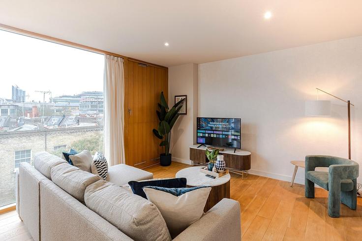 London Borough of Islington, London에 위치한 Building Northdown Street - yourapartment - 1039801 - LON 유닛의 세련된 인테리어가 돋보이는 거실