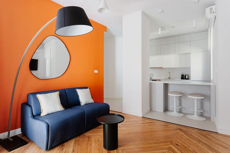 Salle de séjour élégante avec mobilier moderne dans un appartement à Building Georgiou Gennadiou - zoialiving - 1038729 - ATH à Central Athens, Athens Salle de séjour élégante avec mobilier moderne dans un appartement à Building Georgiou Gennadiou - zoialiving - 1038729 - ATH à Central Athens, Athens