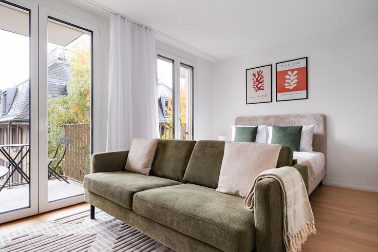 Stüdyo mobilyalı daire Martastrasse 121 253 , Wiedikon, Zurich, fotoğraf 1