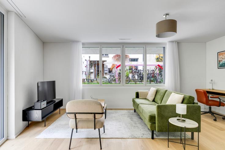 District 2, Zurich에 위치한 Lessingstrasse 41, 8002, Zurich 아파트의 세련된 인테리어가 돋보이는 거실