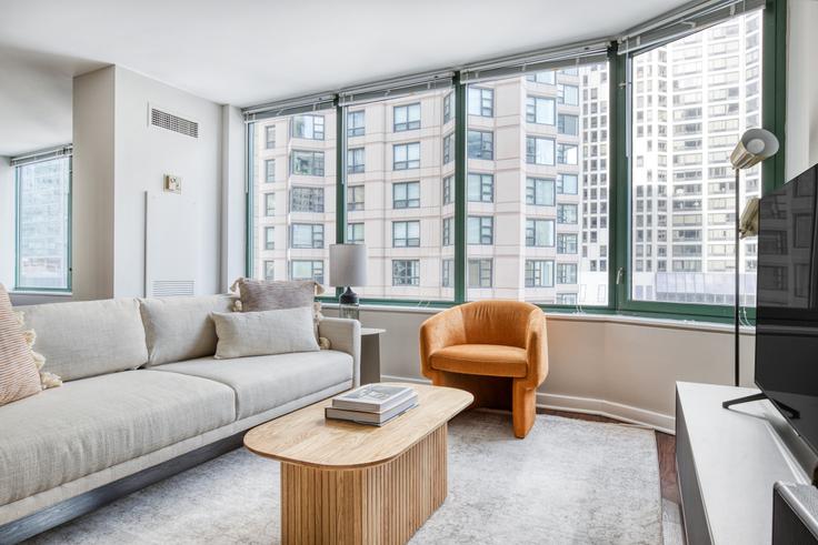 1 apartamento de un dormitorio amueblado en 420 E Ohio St 584 , Streeterville, Chicago, foto 1