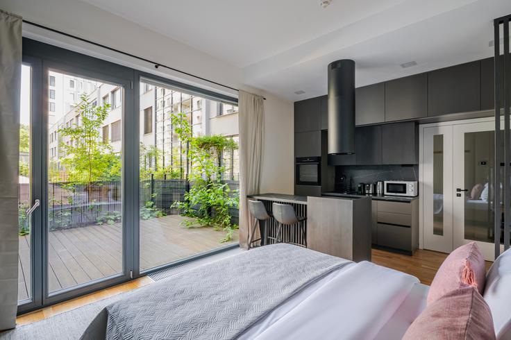Möblierte Studio-Wohnung in Grafická 106 , Prague 5, Prague, Foto 1