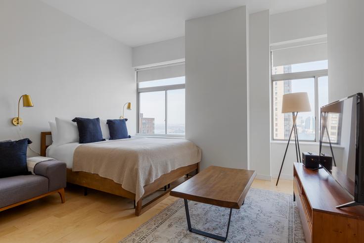 Studio furnished apartment in 90 Washington St 1289, Financial District, New York, photo 1