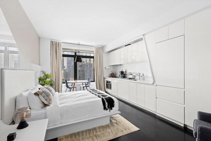 Studio meublé à W Residences, 123 Washington St 1359, Manhattan, New York, photo 1 Studio meublé à W Residences, 123 Washington St 1359, Manhattan, New York, photo 1