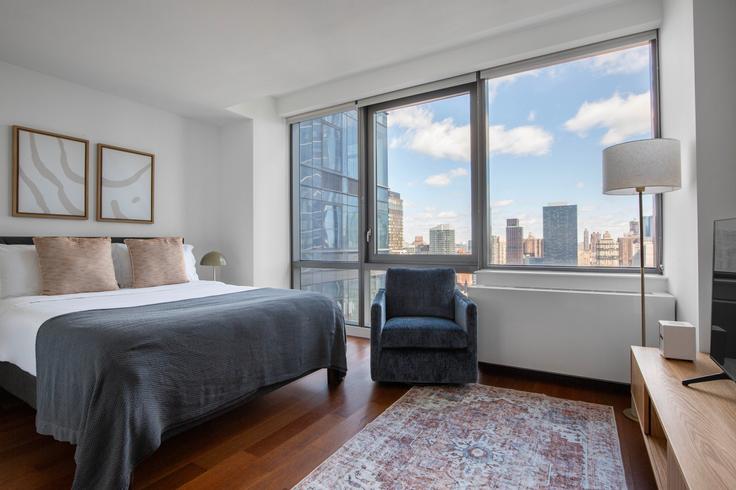 Studio furnished apartment in The Eugene, 435 West 31st St 1454, Hudson Yards, New York, photo 1