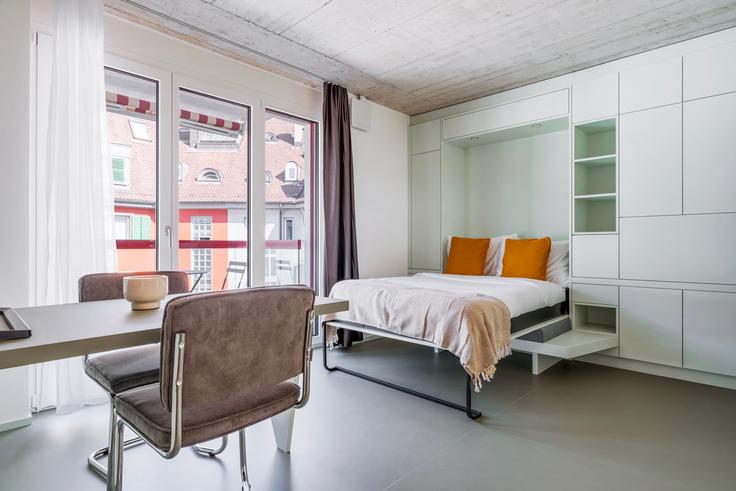 Studio furnished apartment in Regensbergstrasse 175 231, District 11, Zurich, photo 1 Studio furnished apartment in Regensbergstrasse 175 231, District 11, Zurich, photo 1