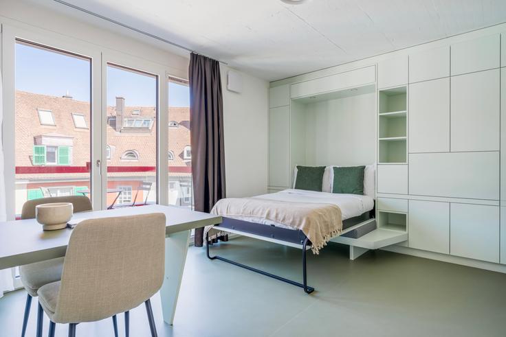 Studio furnished apartment in Regensbergstrasse 175 233, District 11, Zurich, photo 1 Studio furnished apartment in Regensbergstrasse 175 233, District 11, Zurich, photo 1