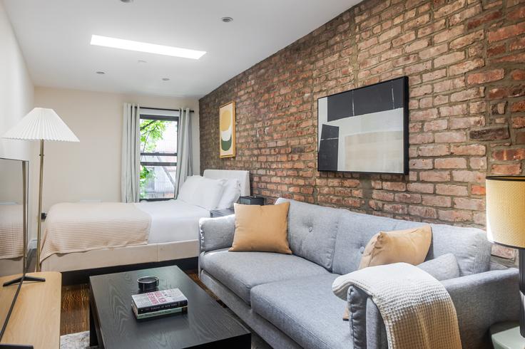 New York Manhattan의 316 w 14th, 316 West 14th St (1934)에 위치한 스튜디오 풀퍼니시드 아파트 – 사진 1장